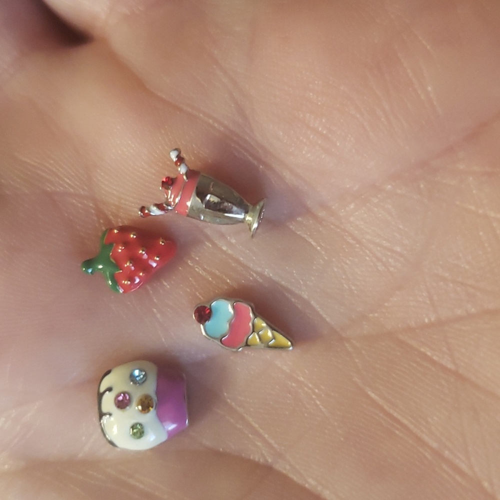 Origami Owl charm lot FOOD
